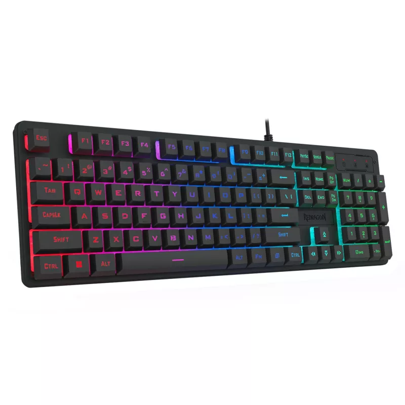 Redragon K521 RGB NETHERBANE 104 taustiņu membrānas spēļu tastatūra