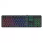 Redragon K521 RGB NETHERBANE 104 taustiņu membrānas spēļu tastatūra