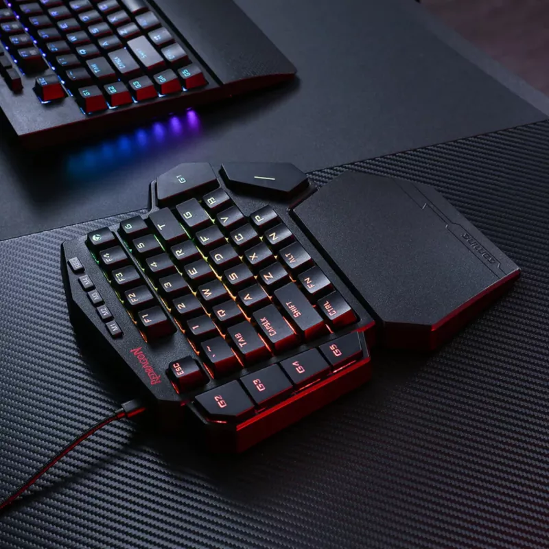 Redragon K585 DITI ELITE PRO RGB 40% bezvadu mehāniskā spēļu tastatūra - zili slēdži