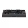Redragon K588 RGB Pro BROADSWORD TKL mehāniskā vadu spēļu tastatūra - melna