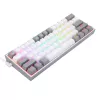 Redragon K617 FIZZ 60% vadu RGB spēļu klaviatūra - balta/pelēka