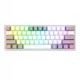 Redragon K617 FIZZ 60% vadu RGB spēļu klaviatūra - balta/pelēka