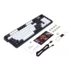 Redragon K762WB-RGB-PRO LCD pilna izmēra gāzes balstiekārtas mehāniskā tastatūra - melna