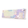 Redragon K768VI-WL trīs režīmu RGB mehāniskā spēļu tastatūra – 100 taustiņi ar karsto nomaiņu (melna)