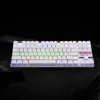 REDRAGON KUMARA mehāniskā 87 taustiņu RGB apgaismojuma spēļu tastatūra - balta