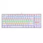 REDRAGON KUMARA mehāniskā 87 taustiņu RGB apgaismojuma spēļu tastatūra - balta