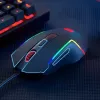 Redragon M616 TRIDENT 10000DPI RGB spēļu pele - Melna