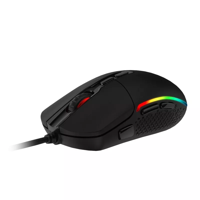 Redragon M719 INVADER RGB 10000 DPI vadu optiskā spēļu pele - melna