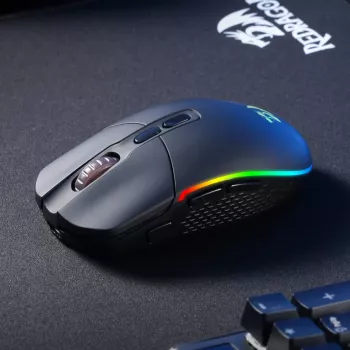 Redragon M719 Pro INVADER 10000DPI 2.4GHz bezvadu spēļu pele - melna