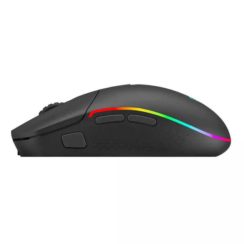 Redragon M719 Pro INVADER 10000DPI 2.4GHz bezvadu spēļu pele - melna