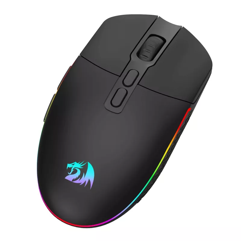 Redragon M719 Pro INVADER 10000DPI 2.4GHz bezvadu spēļu pele - melna