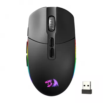 Redragon M719 Pro INVADER 10000DPI 2.4GHz bezvadu spēļu pele - melna
