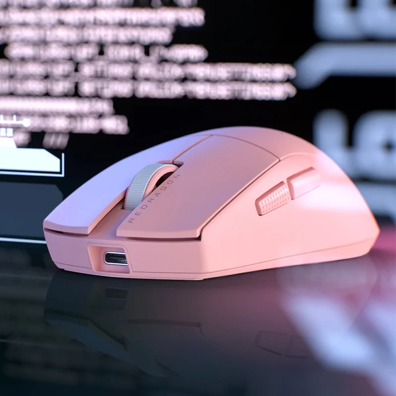 REDRAGON M916 PRO 1K 3 režīmu bezvadu spēļu pele - Rozā