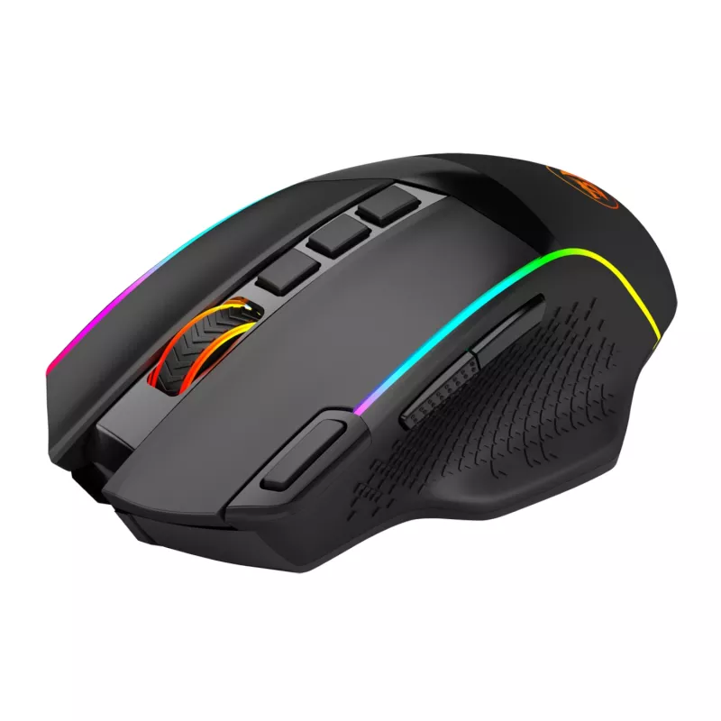 Redragon M991 RGB PRO ENLIGHTENMENT 26000 DPI Tri-Mode bezvadu spēļu pele - Melna