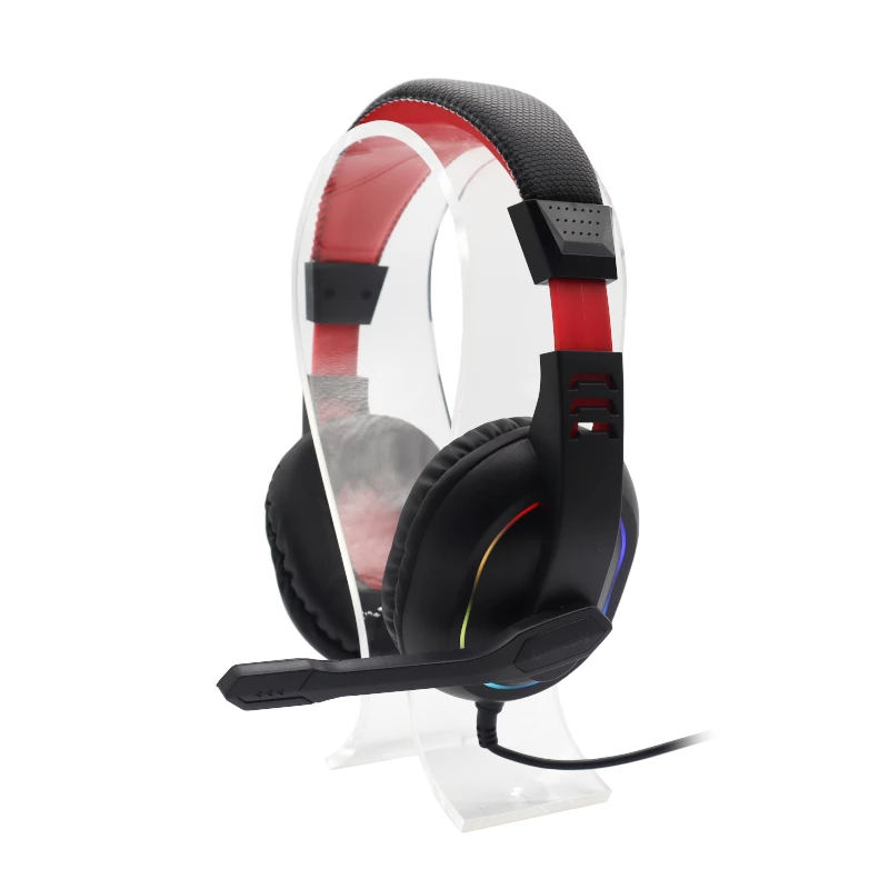 Redragon Over-Ear ARES Aux RGB spēļu austiņas - melnas