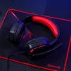 REDRAGON Over-Ear THEMIS Aux Gaming Headset - Melns