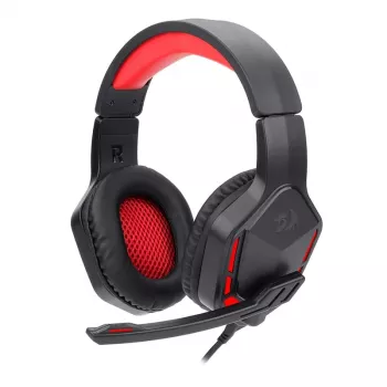 REDRAGON Over-Ear THEMIS Aux Gaming Headset - Melns