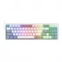 REDRAGON Pollux 65% vadu mehāniskā spēļu klaviatūra, karsti maināmi sarkanie slēdži, RGB apgaismojums, noņemams USB-C, NKRO, melna