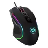 REDRAGON PREDATOR 4000DPI RGB Ergo spēļu pele - Melna