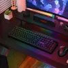 Redragon RM104 PRO VOLCANO RGB bezvadu membrānas spēļu klaviatūra - melna