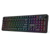 Redragon RM104 PRO VOLCANO RGB bezvadu membrānas spēļu klaviatūra - melna