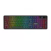 Redragon RM104 PRO VOLCANO RGB bezvadu membrānas spēļu klaviatūra - melna