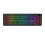 Redragon RM104 PRO VOLCANO RGB bezvadu membrānas spēļu klaviatūra - melna