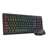 Redragon RYLO PRO S142 trīs režīmu RGB spēļu tastatūras un peles komplekts