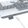 Redragon S151 vadu RGB spēļu tastatūras un peles komplekts - balts un pelēks