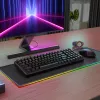 Redragon S162 RGB 3 režīmu bezvadu mehāniskā spēļu klaviatūra un pele - melna