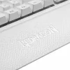 REDRAGON SHIVA membrānas tastatūra - balta, pilna izmēra RGB fona apgaismojums, 6 makro taustiņi, noņemams plaukstu balsts, vadu USB