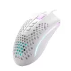 REDRAGON STORM WIRED RGB spēļu pele - viegls šūnveida dizains, 12400 DPI, 7 programmējamas pogas, Omron slēdži, PTFE kājiņas