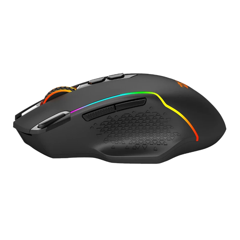 REDRAGON Taipan Pro 10000DPI RGB bezvadu spēļu pele - Melna
