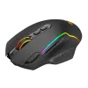 REDRAGON Taipan Pro 10000DPI RGB bezvadu spēļu pele - Melna