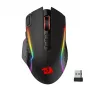 REDRAGON Taipan Pro 10000DPI RGB bezvadu spēļu pele - Melna