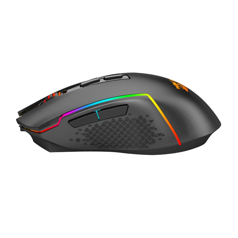 REDRAGON Trident Pro 8000DPI RGB spēļu pele - melna