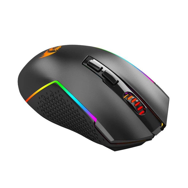 REDRAGON Trident Pro 8000DPI RGB spēļu pele - melna