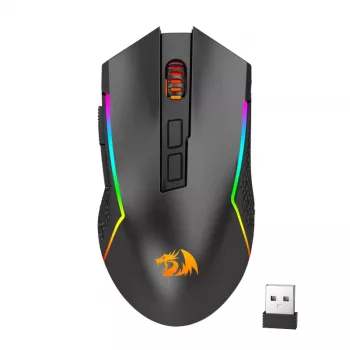 REDRAGON Trident Pro 8000DPI RGB spēļu pele - melna