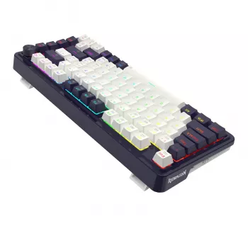 Redragon UCAL K673 PRO 65% Tri-Mode bezvadu mehāniskā spēļu tastatūra - melna (Hot-Swappable, Gasket Mount, RGB)