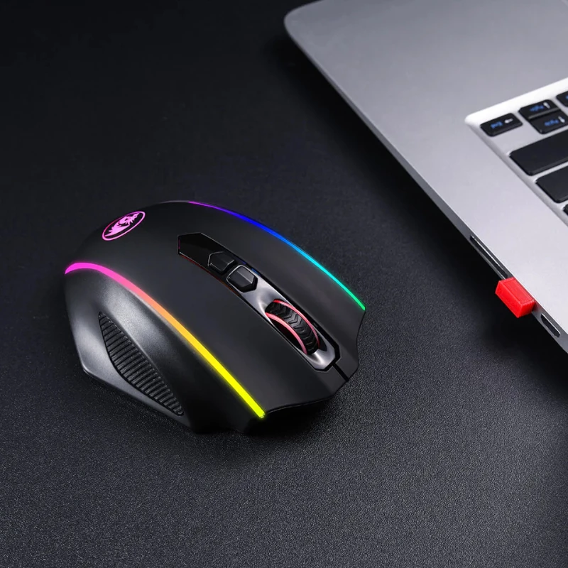 REDRAGON VAMPIRE ELITE bezvadu spēļu pele 16000 DPI RGB melna