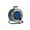 REEL RR3X1.5.40M.IP44 B.1116-300G-40-S Kabeļa spole 40m H05VV-F 3x1,5mm² 4 kontaktligzdas Schuko IP44 Melna