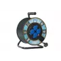 REEL RR3X1.5.40M.IP44 B.1116-300G-40-S Kabeļa spole 40m H05VV-F 3x1,5mm² 4 kontaktligzdas Schuko IP44 Melna