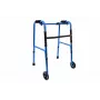 REH Balkonik RF-131 Reciprocējošais staigulītis ar 8 līmeņu augstuma regulēšanu, sudraba alumīnija salokāms mobilitātes palīglīdzeklis, 120 kg ietilpība