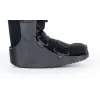 REH O-1183/XL Short Air Walker zābaks – Pneimatiskais potītes un pēdas imobilizators, šūpojošā zole, Melns/Pelēks, XL izmērs