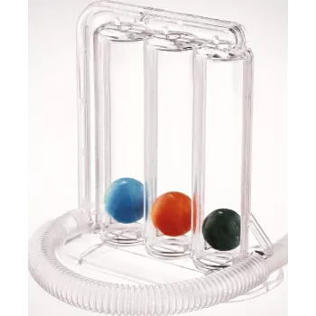 REHA FUND RX-1402 stimulējošais spirometrs ar 3 krāsu kodētām bumbiņām