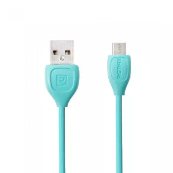 REMAX Lesu Cable Micro RC-050m Blue - USB 2.0 uzlādes un datu sinhronizācijas kabelis, 0,5 m