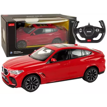 Vadāma automašīna RC BMW X6 Rastar Pilot Red 1:14