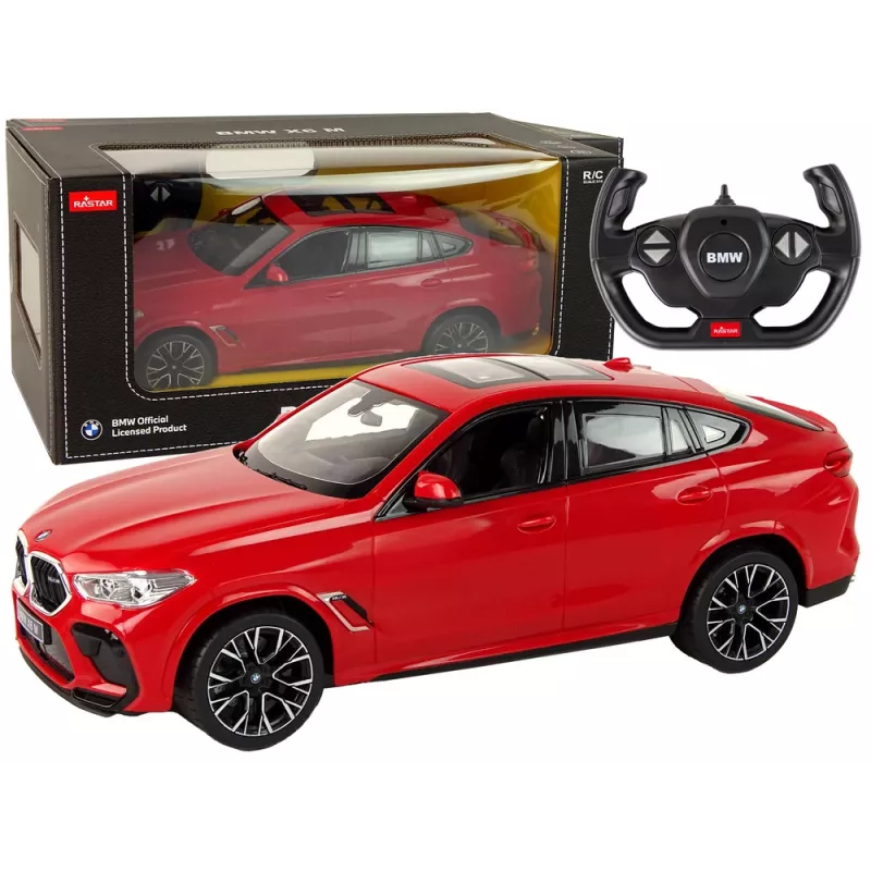 Vadāma automašīna RC BMW X6 Rastar Pilot Red 1:14