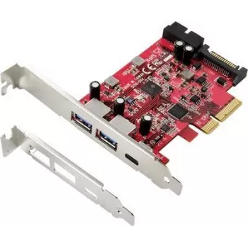 Renkforce 1+4 portu USB 3.1 PCIe x1 kontrollera karte RF-4541492