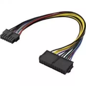 Renkforce ATX 14 kontaktu uz 24 kontaktu barošanas adaptera kabelis 0,25 m daudzkrāsu 1430710